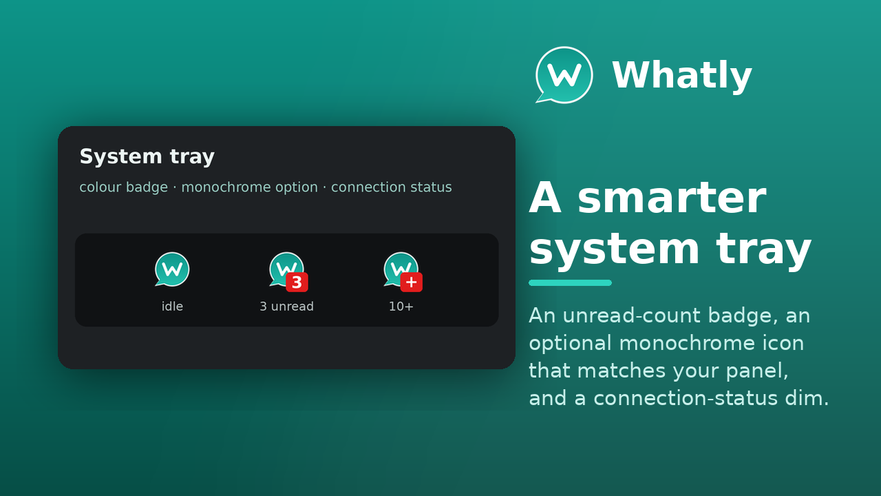 A smarter system tray